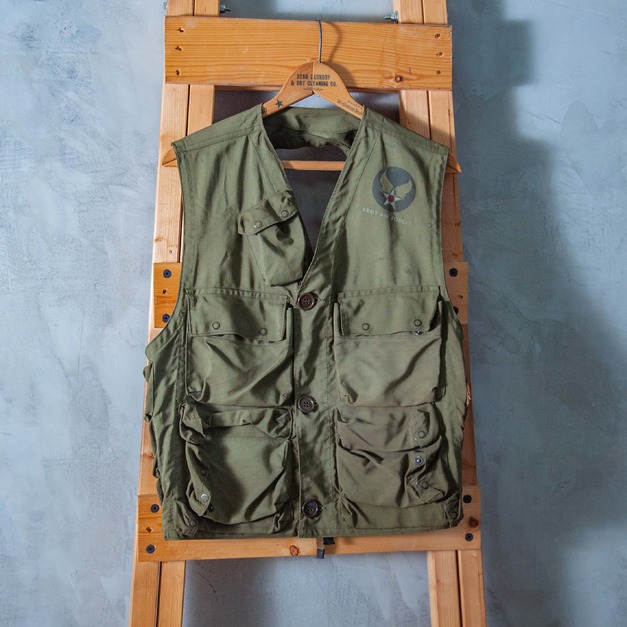 原版古着 40年代 二戰美國陸軍航空隊公發 C1 生存背心 ( C款 ）