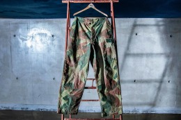 原版古着 50年代 比利時軍 空降傘兵 特種部隊公發 筆刷迷彩 作戰褲 ( A款 )