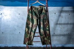 原版古着 50年代 比利時軍 空降傘兵 特種部隊公發 筆刷迷彩 作戰褲 ( B款 )