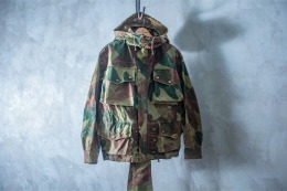 原版古着 50年代 比利時軍 空降傘兵 特種部隊公發 筆刷迷彩夾克罩衫 ( A款 )