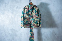 原版古着 50年代 比利時軍 空降傘兵 特種部隊公發 Jigsaw 拼圖迷彩夾克罩衫 ( A款 )