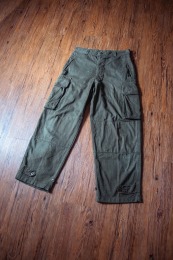 原版古着 60s 法軍公發 M47 野戰工作褲（ 後期型 ）HBT 人字紋布料 French Army Cargo Pants ( B款 )