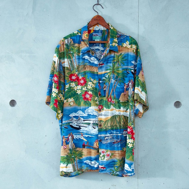 原版古着 80年代 夏威夷製 Reyn Spooner 夏威夷衫