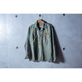 原版古着 40年代 美國陸軍公發 M47 第四型 HBT 人字紋布料 13星釦 野戰襯衫 4th Pattern ( A款 )