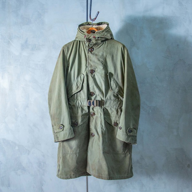 原版古着 50年代 韓戰 美軍公發 M47 M1947 Parka 野戰大衣 S號 美國空軍版本 全套 ( A款 ）