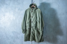 原版古着 50年代 韓戰 美軍公發 M47 M1947 Parka 野戰大衣 L號 美國陸軍版本 外衣 ( B款 ）