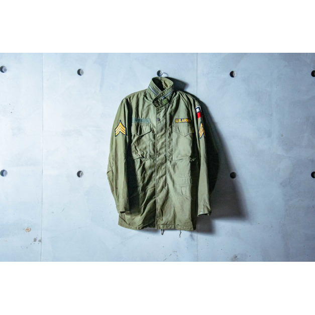 原版古着 60年代 越戰 美軍公發 M65 四口袋野戰夾克 鋁拉版本 S號 稀有 初期型 ( A款 ）
