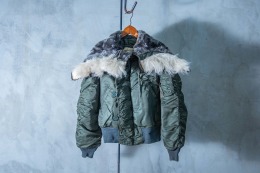 原版古着 70年代 USAF 美軍公發 N2B 美國空軍 連帽飛行夾克外套