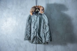 原版古着 70年代越戰 USAF 美軍公發 N3B 連帽飛行大衣