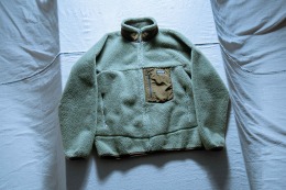 原版古著 Patagonia Retro-X 草綠配色 搖粒絨 熊衣外套 ( B款 )