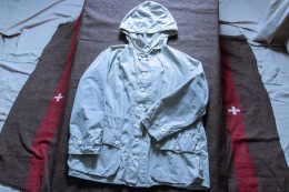 原版 歐洲古着 瑞典公發 山岳部隊軍用雪地大衣 連帽罩衫