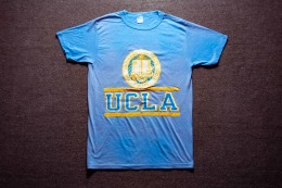 80年代 美國製 全新庫存 Champion 出品 UCLA 加州大學洛杉磯分校 50/50 大學古著T恤 Deadstock TA07
