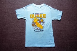 80年代 美國製 1989年 加州灣區大地震 50/50 古著T恤 TA25