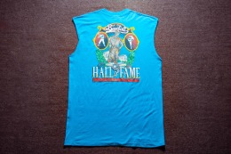 80年代 美國製 Hanes 出品 1989年 美國國家棒球名人堂博物館 50/50 紀念古著無袖背心T恤  TA30