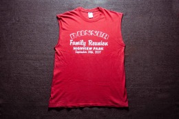 2000年代 美國品牌 Jerzees 出品 路跑活動 古著無袖背心T恤 TA40