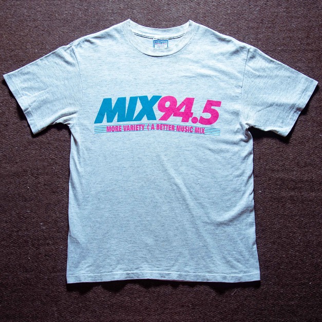 90s 美國製 All Sport Pro Weigh 出品 Mix 94.5 電台 雪花 古著T恤 TA47