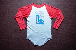 80年代 美國製 1980年冬季奧林匹克年運動會發行 50/50 古著七分袖奧運紀念T恤 TA49