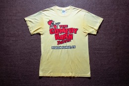 90年代 美國品牌 Fruit Of The Loom 水果牌 出品 The Comedy Barn Theater 喜劇穀倉劇院 50/50 古著T恤 TA57