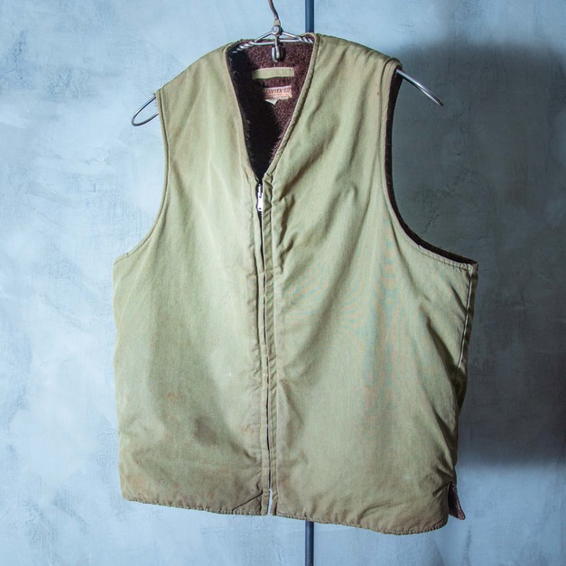 原版古着 40年代 二戰 50年代 韓戰 美國海軍陸戰隊公發 USMC Alpaca Vest 羊駝毛背心（ Demotex-ed ）USN 海軍甲板背心