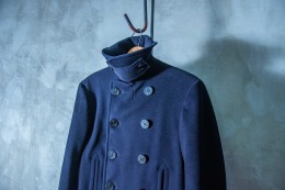 原版古着 40年代 二戰 US Navy 美國海軍公發 10釦 USN Peacoat 古著海軍羊毛雙排釦大衣外套 ( A款 )