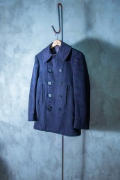 原版古着 40年代 二戰 US Navy 美國海軍公發 10釦 USN Peacoat 古著海軍羊毛雙排釦大衣外套 ( B款 )