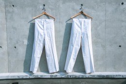 原版古著 70年代 越戰 美軍公發 USN 海軍夏季白色軍官水手長褲