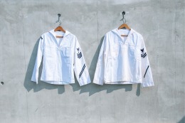 原版古著 60年代 越戰 美軍公發 USN 海軍夏季水手上衣 水手服