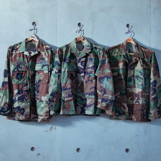 原版古著 90 年代 美軍公發 BDU 叢林迷彩 多功能作戰服 訓練服