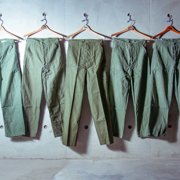 原版古着 60 年代 越戰 美軍公發 OG-107 多功能工作褲 軍褲