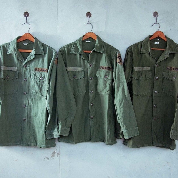原版古着 60 年代 越戰 美軍公發 OG-107 多功能工作襯衫