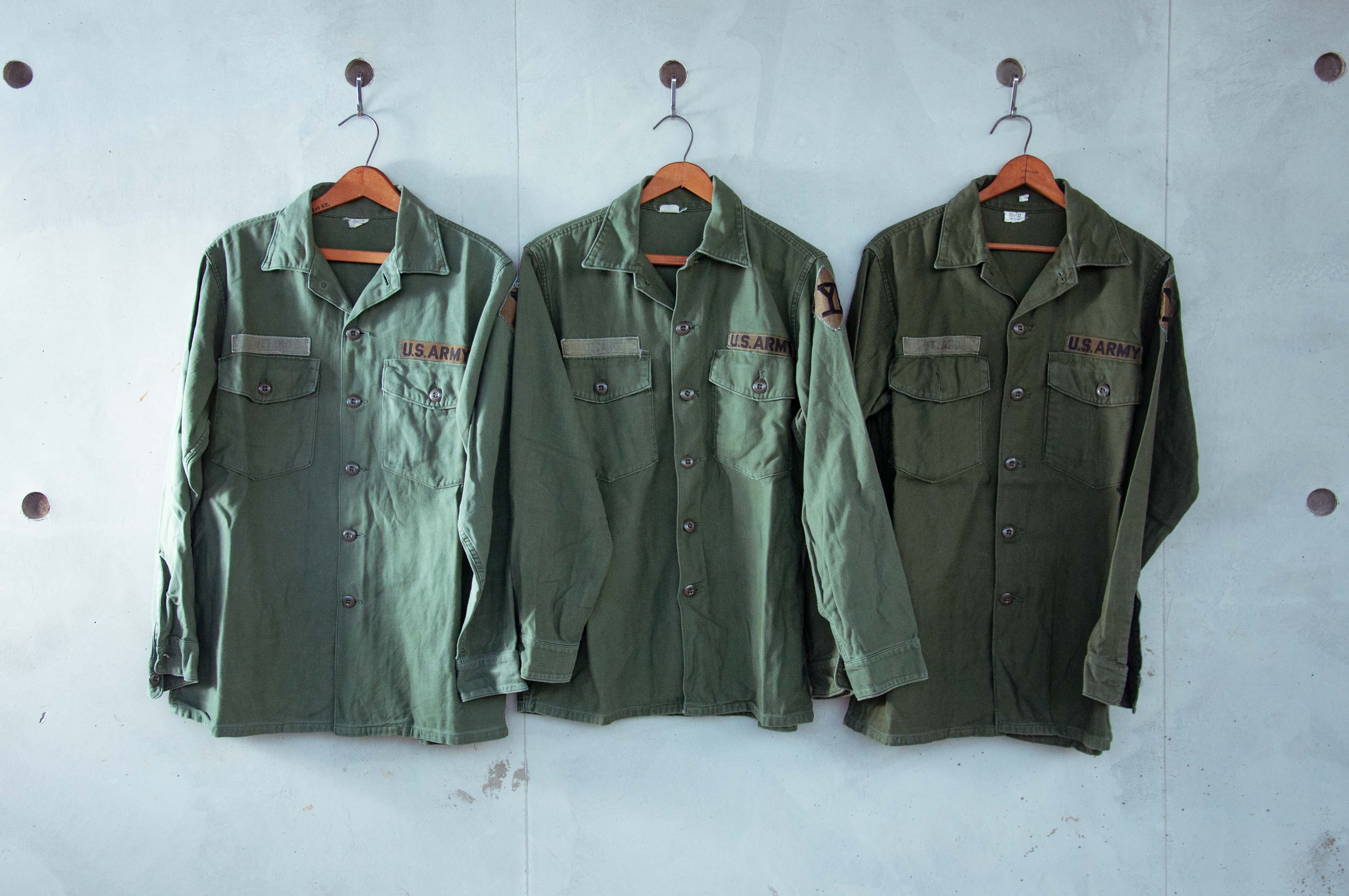 原版古着60 年代越戰美軍公發OG-107 多功能工作襯衫| A TRAP IN THE CLOSET