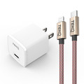 【TEKQ】20W USB-C PD 快速充電器+TEKQ 蘋果MFi 快充傳輸線 200cm_1