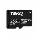 【TEKQ】256GB MicroSDXC UHS-I U3 V30 A1 高速記憶卡 附轉卡 支援4K錄影_1