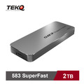【TEKQ】583SuperFast 2TB USB-C M.2 SSD 外接硬碟