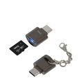 【TEKQ】Micro SD To USB-C 迷你鋅合金隨身讀卡機 Type-C轉接頭 -3色 (不含記憶卡)_1