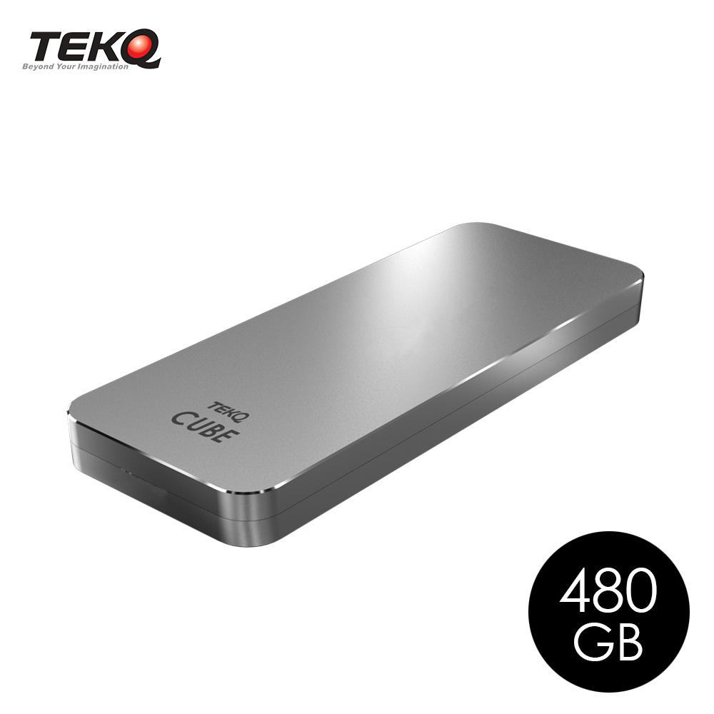 【TEKQ】CUBE 480G Thunderbolt 3 M.2 SSD 外接硬碟 太空灰