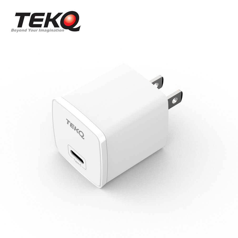 【TEKQ】20W USB-C PD 快速充電器 快充頭 充電頭 豆腐頭