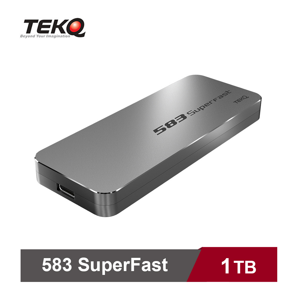 【TEKQ】583SuperFast 1TB USB-C M.2 SSD 外接硬碟