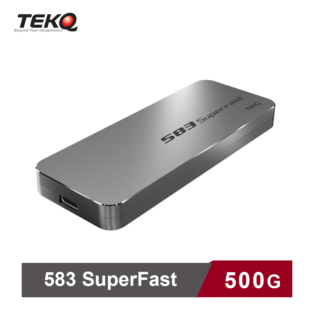 【TEKQ】583SuperFast  500G USB-C M.2 SSD 外接硬碟