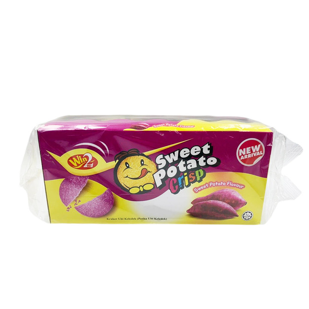 【Win2】紫薯風味脆餅-家庭號(600g/盒)