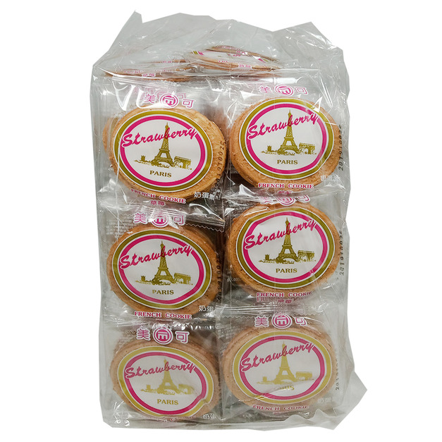 【美可】法國草莓夾心餅乾(5斤/袋)