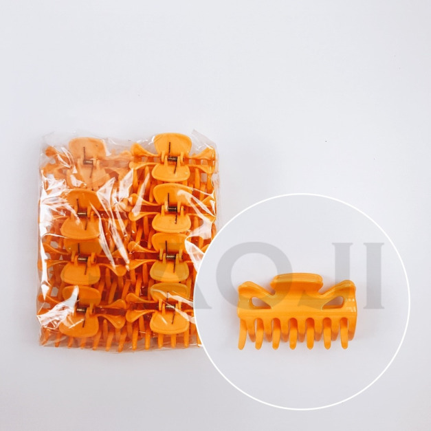 黃色蝴蝶夾(16入)不拆賣