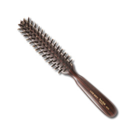 日本 VeSS 美髮梳 EXCEL黑檀木 純豬鬃五排梳 No.4000