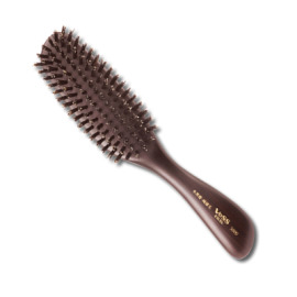 日本 VeSS 美髮梳 EXCEL黑檀木 純豬鬃六排梳 No.5000