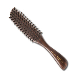 日本 VeSS 美髮梳 EXCEL黑檀木 純豬鬃五排梳 No.3001