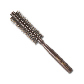 日本 VeSS 美髮梳 EXCEL 黑檀木 純豬鬃 R-2801 圓梳