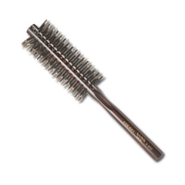 日本 VeSS 美髮梳 EXCEL 黑檀木 純豬鬃 R-4000 圓梳