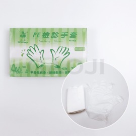 PE 手扒雞手套/免洗手套/檢診手套(100入)
