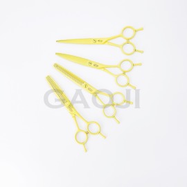 [活動專案] ahp COLORS 烤漆打薄/調量剪刀系列(黃色)