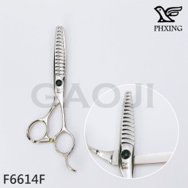 伊知鳥PHXING [F6614F] 打薄刀(調量刀)/6吋/14齒/鯊魚齒